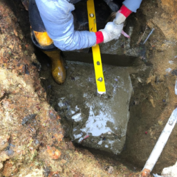 Construction d'un Mur de Soutènement en Blocs de Béton pour un Terrain en Pente Montivilliers